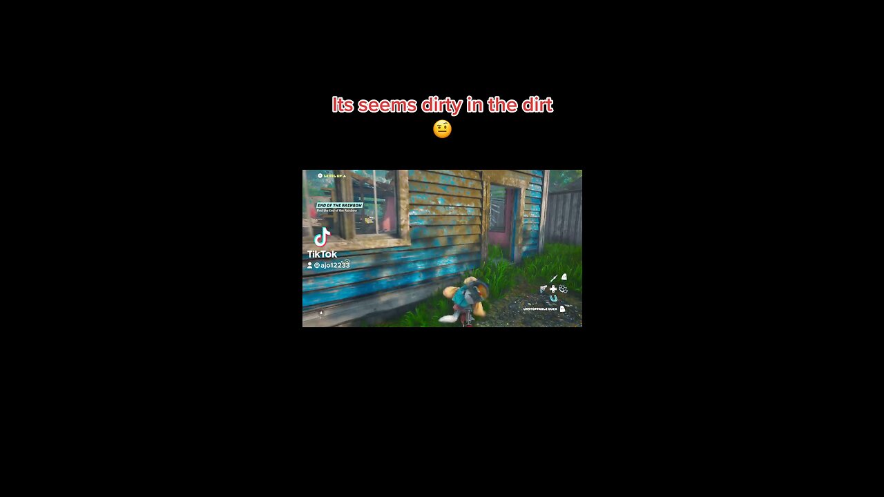 It seems dirty in the dirt 🤨