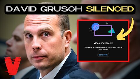 TAKEN DOWN Jesse Michel's David Grusch Documentary removed from Youtube