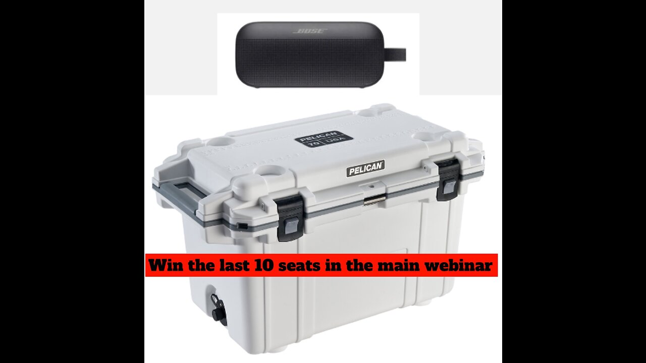 SUMMER SPECIAL TWO PRIZES MINI FOR THE LAST 10 SEATS IN THE MAIN WEBINAR