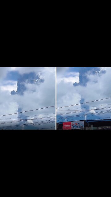 Mount Merapi spits out hot clouds resulting in ash rain