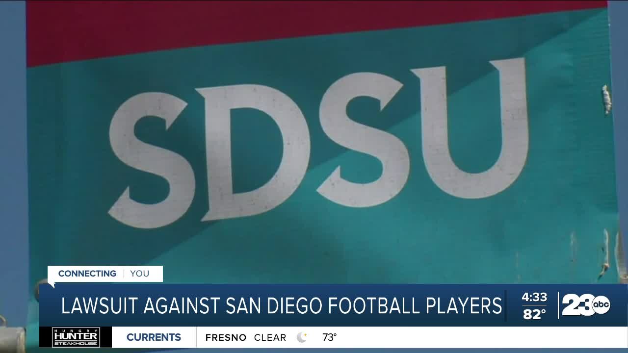Lawsuit against San Diego football players