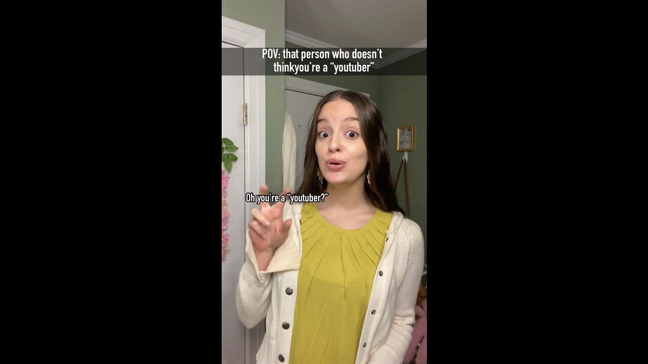 POV: the person who doesn’t think you’re a “YouTuber” Rae’s WAY Overdoing It