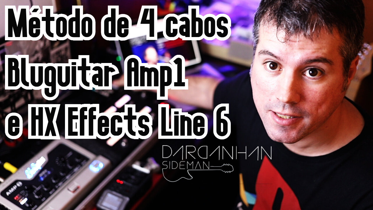 Método de 4 cabos no Amplificador de guitarra Bluguitar Amp1 para o HX Effects Line6