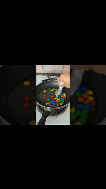 PIPOCA DOCE COM M&M'S 🍿😋 | Receitas #Shorts