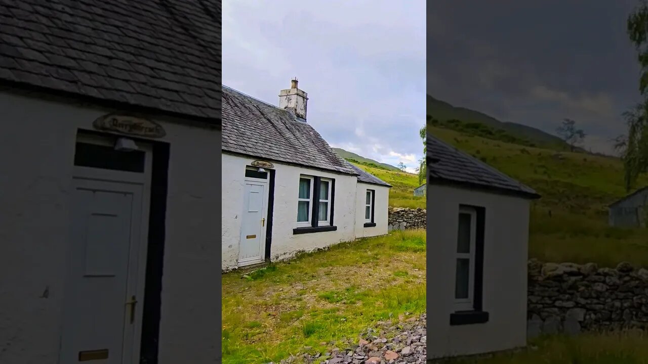 The White house on The West Highland Way Scotland #westhighlandway