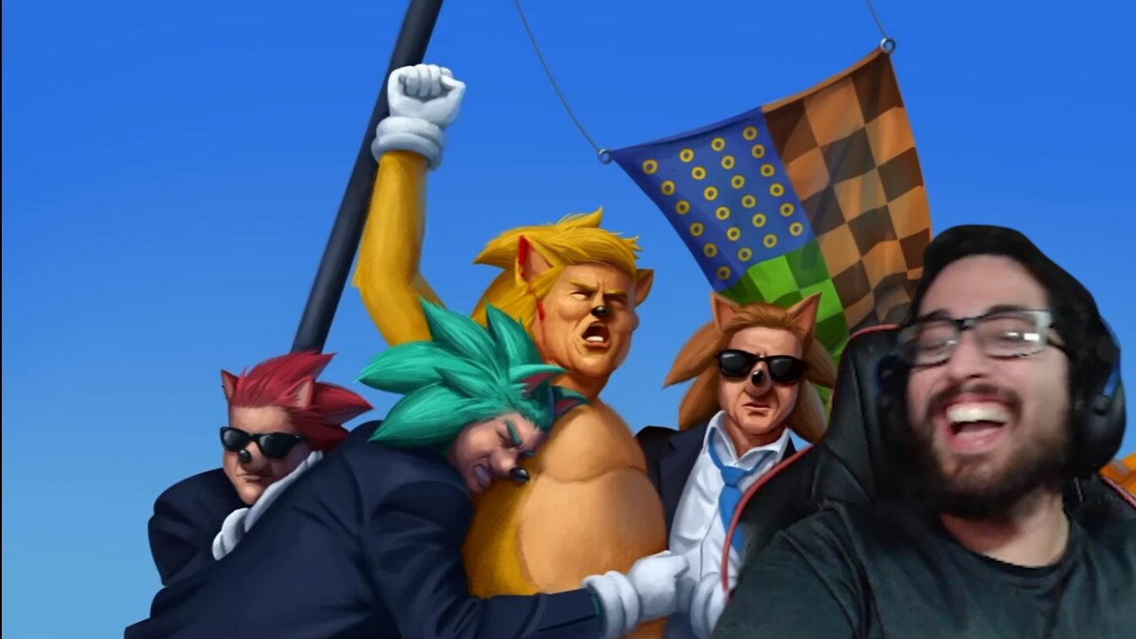 What am I watching? Sonic Trump!