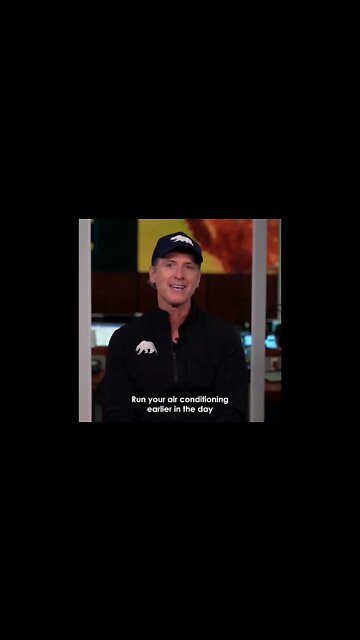 Gov. Gavin Newsome, turn down your AC, there is a strain, Also Gov Newsome, its cold in here.