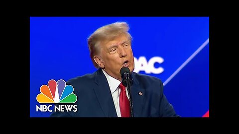 Trump delivers keynote address at CPAC