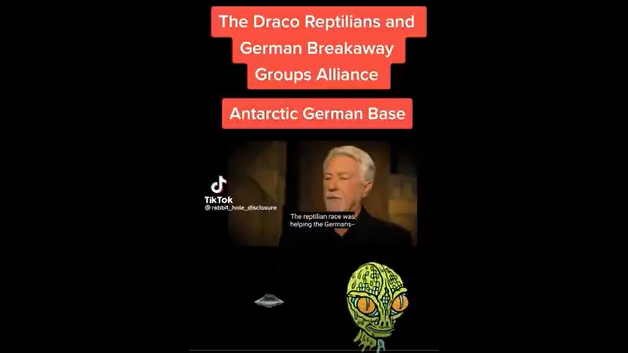 THE DRACO REPTILIANS AND GERMAN BREAKAWAY GROUP ALLIANCES, ANTARCTICA GERMAN BASE.