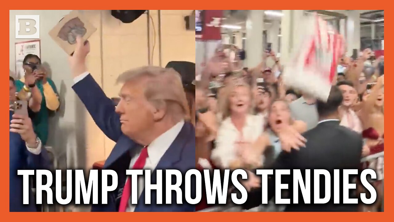 "USA!" Crowd at Alabama-Georgia Goes Wild for Trump Tossing Chicken Tenders