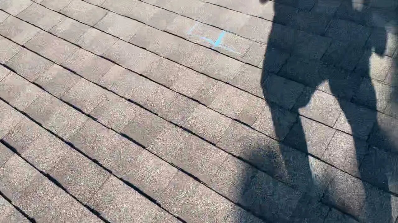 Testing a leaking roof