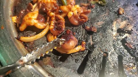 Just finished cooking baby octopus 🐙