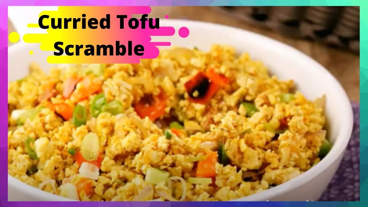 Keto Curried Tofu Scramble