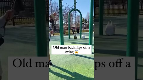 When you think you're too old to play in playgrounds and do backflips off a swing! #shorts