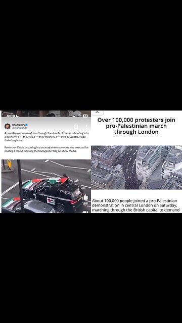 Pro Hamas Shouting F*** The Jews F*** their mothers F*** their daughters and Rape their Daughters