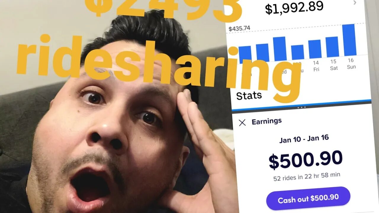 watch how I make $2493 in a week ridesharing