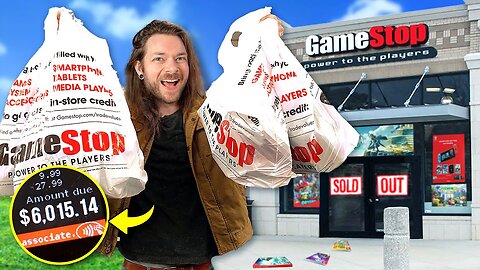 Buying every nintendo switch game in gamestop !😯