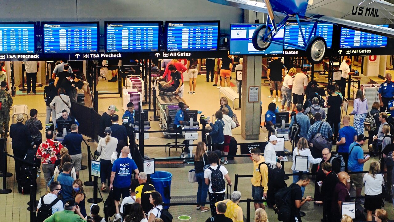 Holiday Getaway Pushes U.S. Airport Traffic To Pandemic High