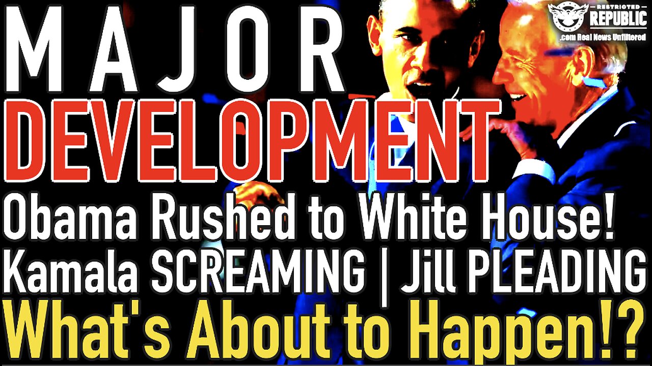 MAJOR UPDATE! Obama Rushed to White House! Kamala Screaming | Jill Pleading: What's About to Happen?