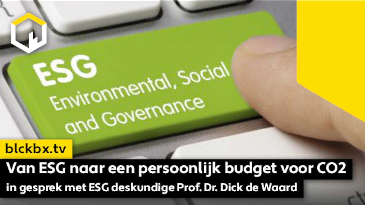 Van ESG naar een persoonlijk budget voor CO2. In gesprek met ESG deskundige Prof. Dr. Dick de Waard