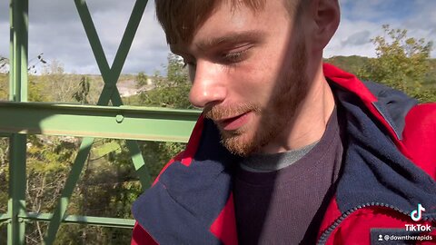 Climbing the watch tower!