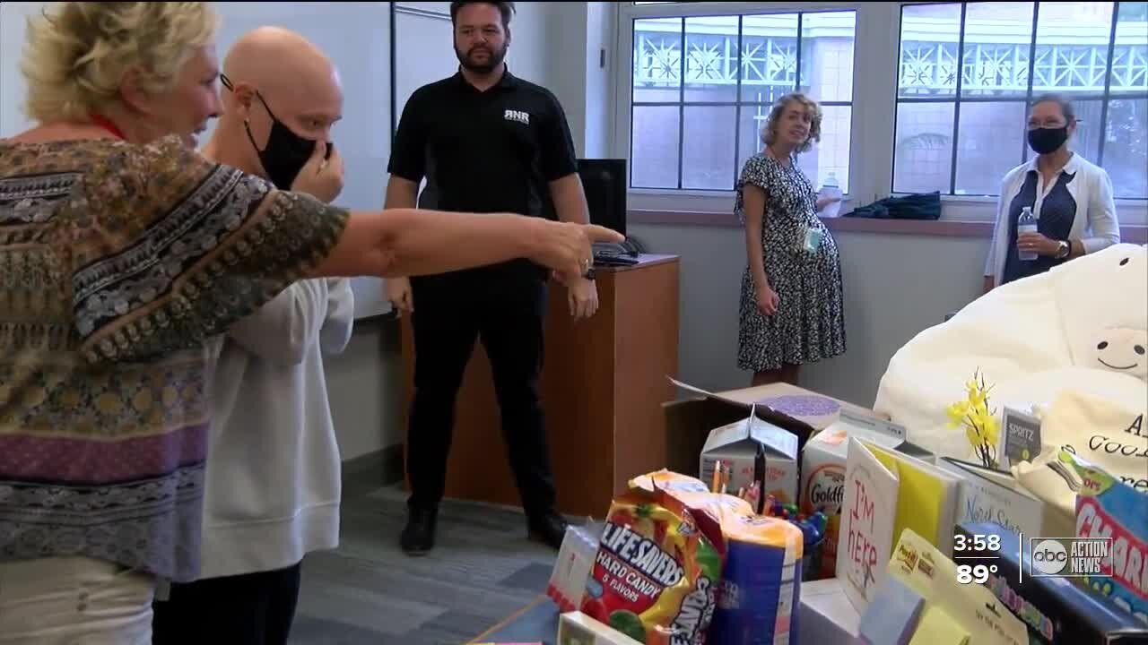 Bradenton teacher battling cancer receives a special surprise from the community