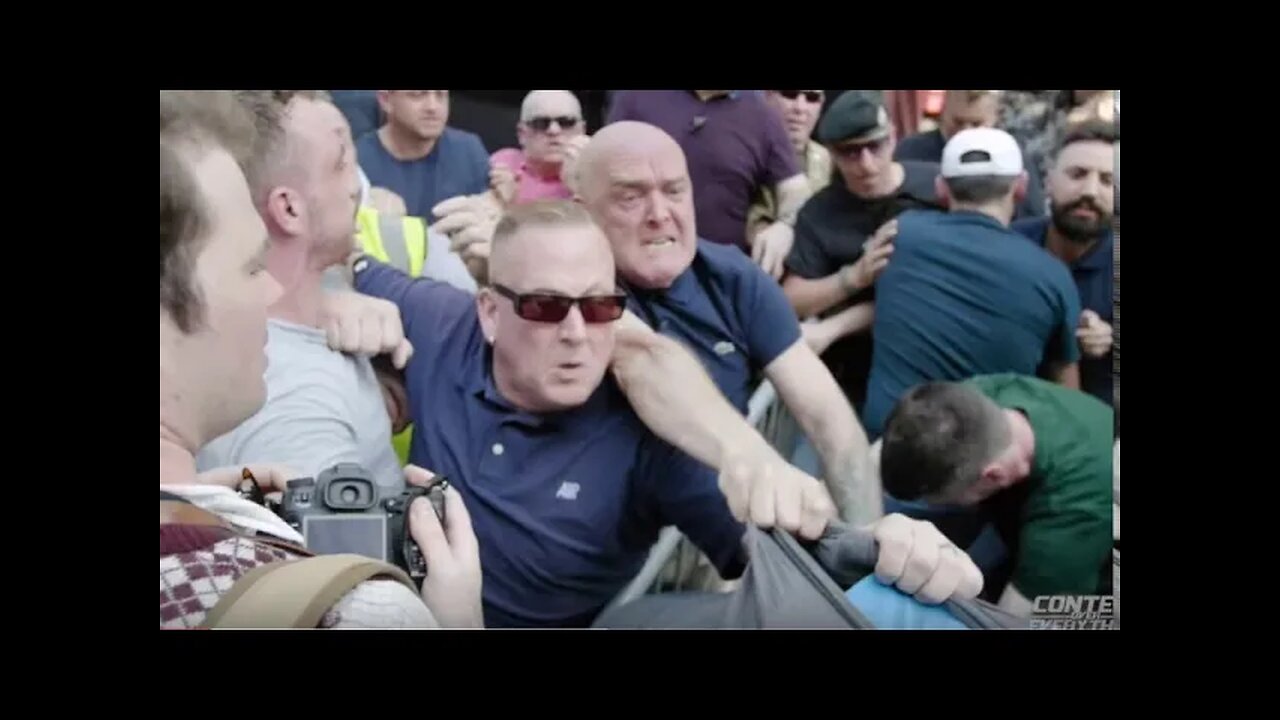 NEW SHOCKING FOOTAGE OF MUSLIM ATTACK @ TOMMY ROBINSON EVENT & COMMENTARY.