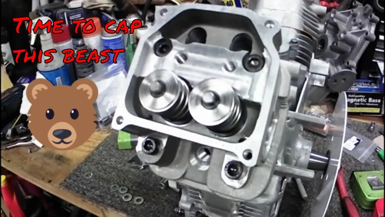 Kohler Command Pro V twin engine build Pt 3 Head games.