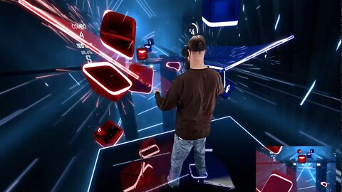 Beat Saber Mixed Reality testing different camera