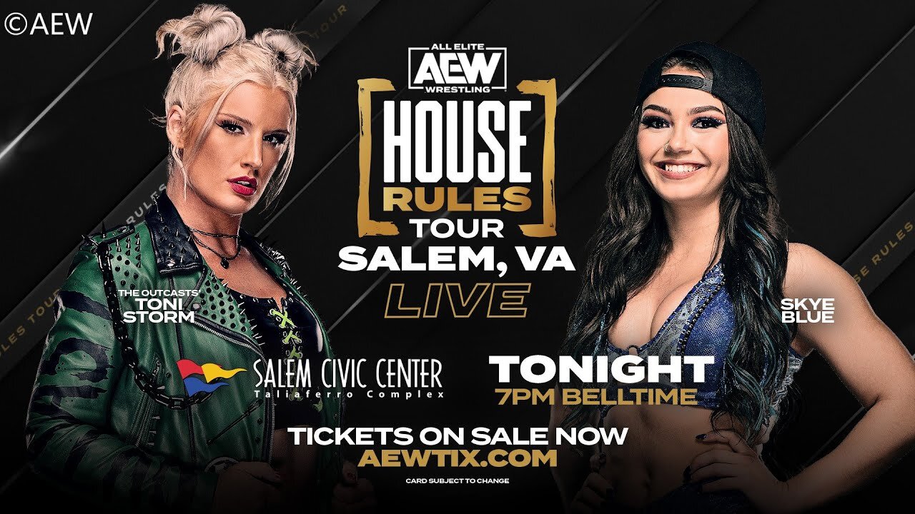 Toni Storm vs Skye Blue l House Rules