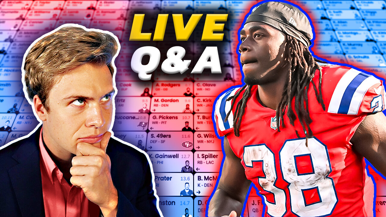 Answering Fantasy Football Questions! (Live)