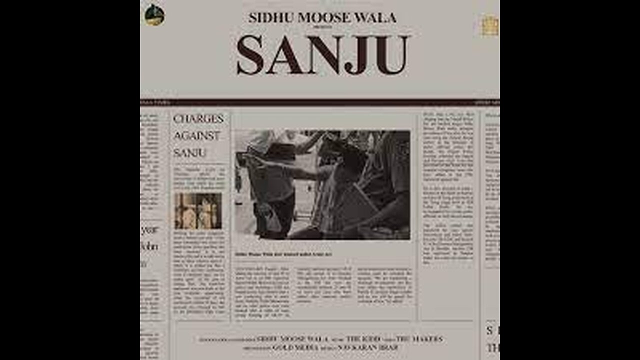 SANJU (Full Video) Sidhu Moose Wala | The Kidd | Latest Punjabi Songs 2020