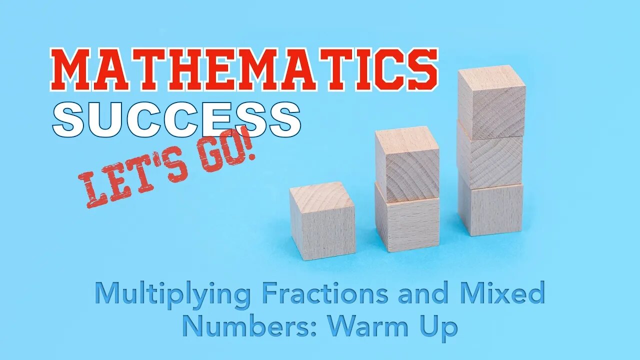 Multiplying Fractions and Mixed Numbers: Warm Up (Explained in Spanish)