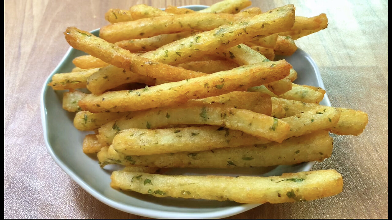 Crispy potato sticks | easy potato recipe / crispy French fries