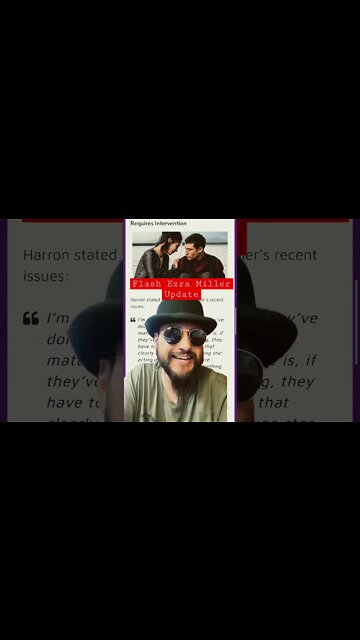 The Flash Star Ezra Miller Needs An Intervention According To Director