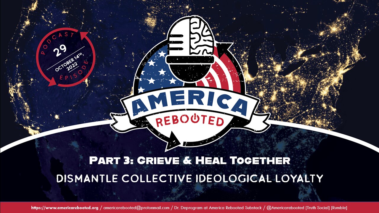 Podcast 29: Grieve & Heal Together – Part 3 – Dismantle Collective Ideological Loyalty