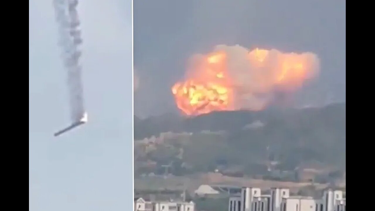 During a ground/engine test, a Chinese Tianlong-3 rocket experienced an inadvertent launch