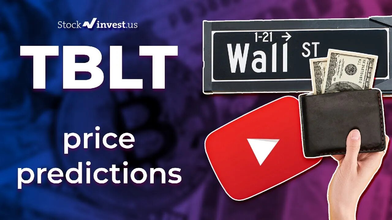 TBLT Price Predictions - Toughbuilt Industries Stock Analysis for Thursday, July 21st