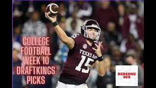 College Football Week 10 DraftKings Picks - (Saturday 11/8)