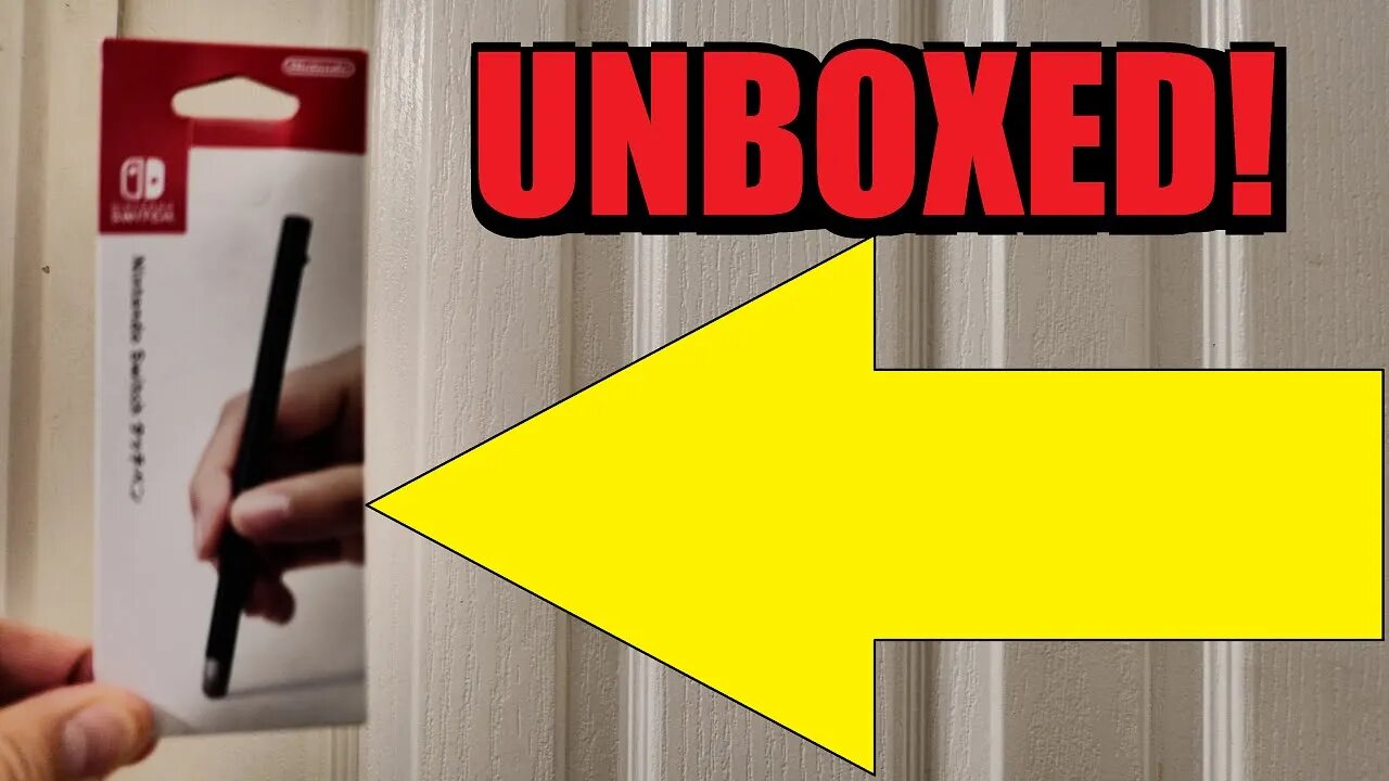 Unboxing The Official Nintendo Switch Stylus