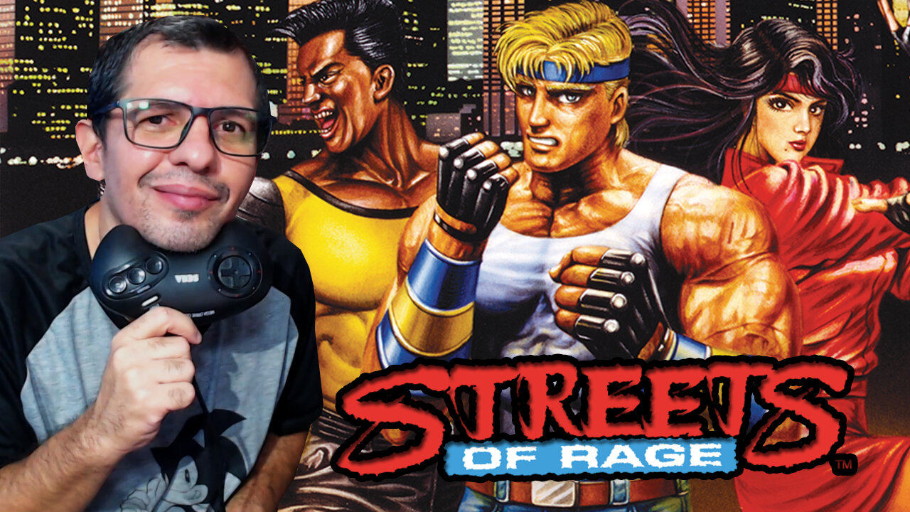 STREETS OF RAGE (MEGA DRIVE) ZERADO NO HARDEST COM ADAM