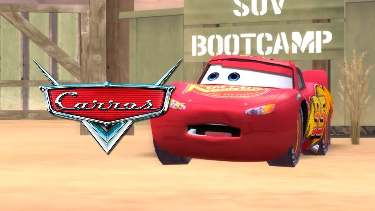 CARS (PS2) #9 - Relâmpago McQueen vs. Sargento! (Dublado e Traduzido em PT-BR)