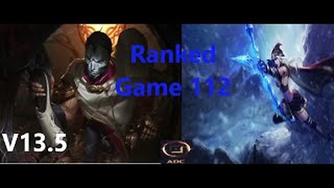 Ranked Game 112 Jhin Vs Ashe Bot League Of Legends V13.5