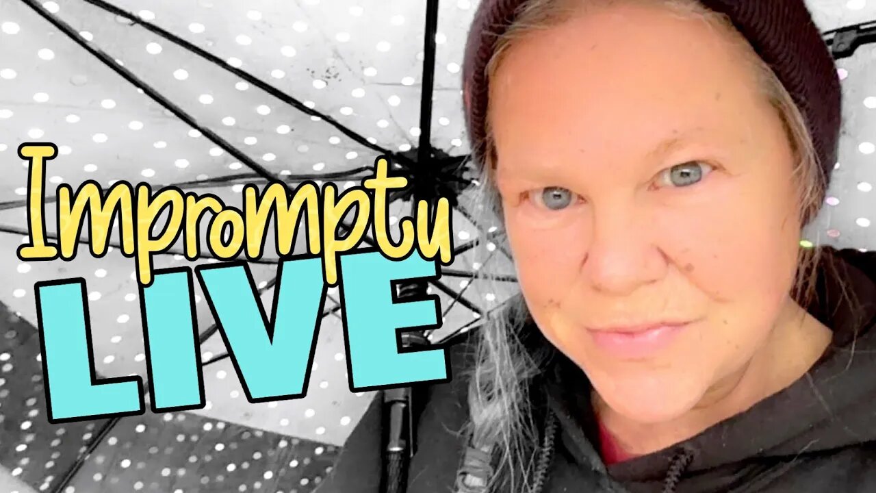 Walk around live with MamaV | Arkansas Crazy Weather | Woman Builds Tiny House in the Woods