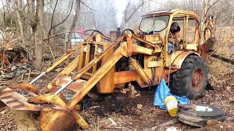 Dynahoe Backhoe Hydraulics Test - Dismantling new 8 acre Picker's paradise land investment!