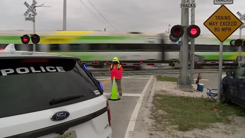 Brightline conducting high-speed train testing on Treasure Coast