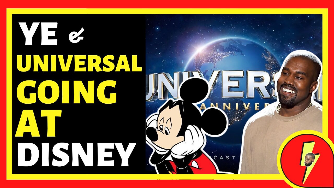 Kanye West & Universal CEO GO HARD At Disney!