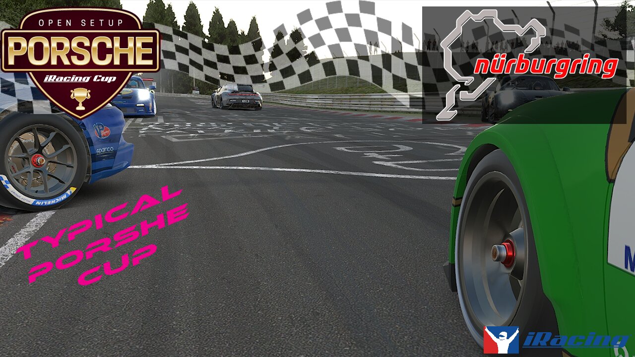 iRacing Porsche Cup 2023 Season 2 Week 9 Nordschleife Combined