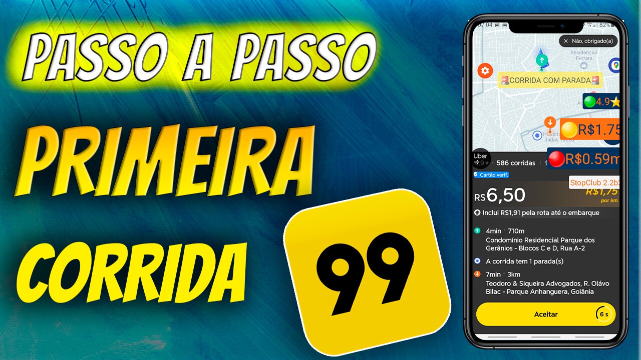 FAZENDO A PRIMEIRA VIAGEM PELA 99POP | Como fazer a primeira CORRIDA na 99