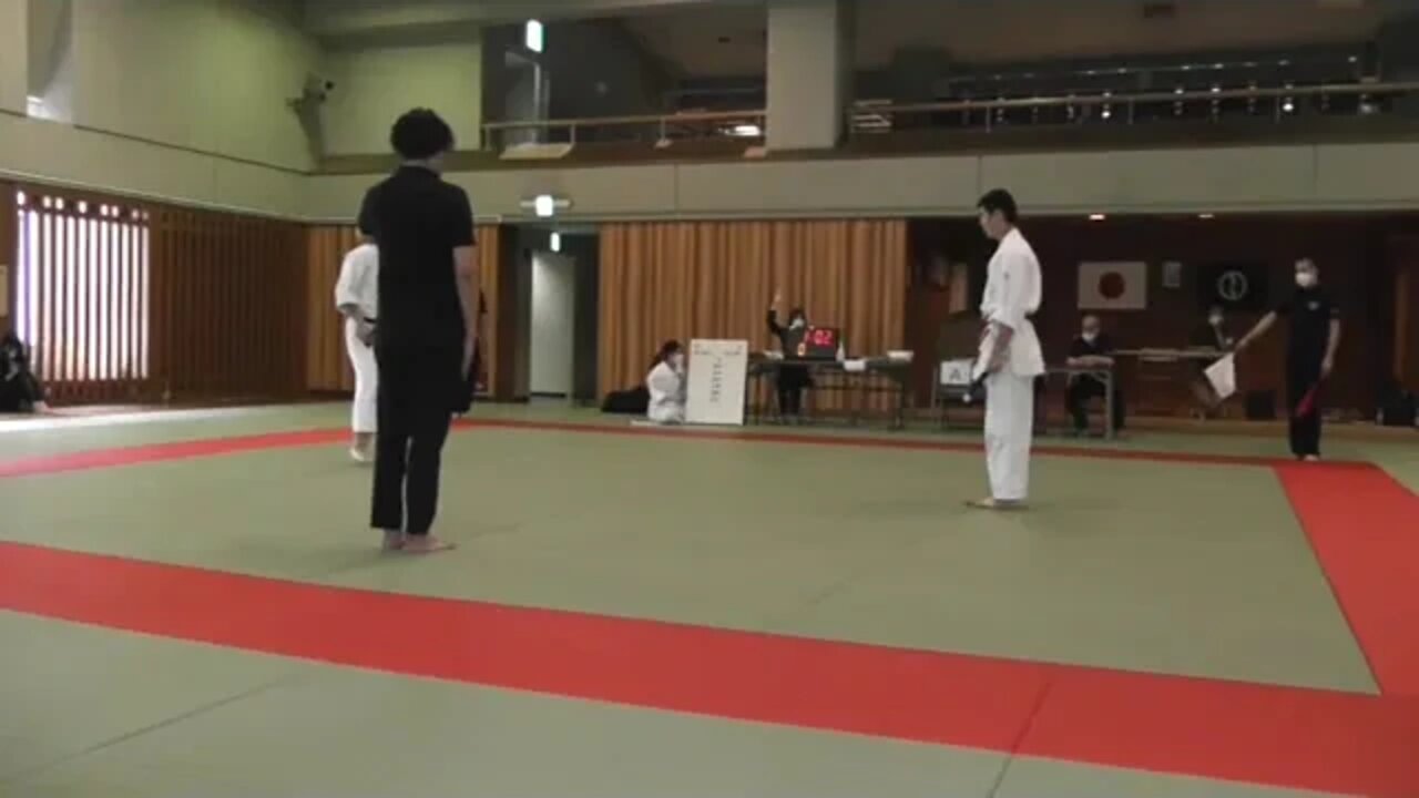 '22 6 05第54回東日本学生合気道競技大会 団体戦男子 国士舘大 VS 成城大第1試合